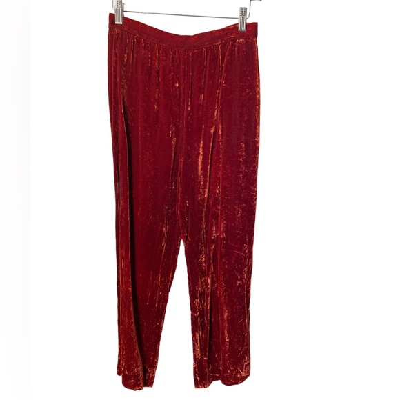 Intuition by Maurice Antaya Vintage 1980's High-Rise Velvet Pants - Picture 4 of 9